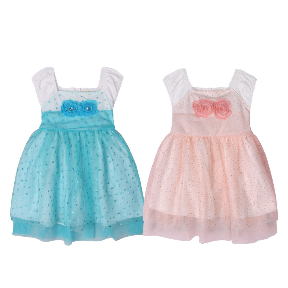 baby童衣 嬰兒洋裝 無袖玫瑰花造型 52353