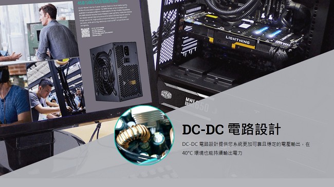 Cooler Master MWE 80Plus銅牌 550W 電源供應器