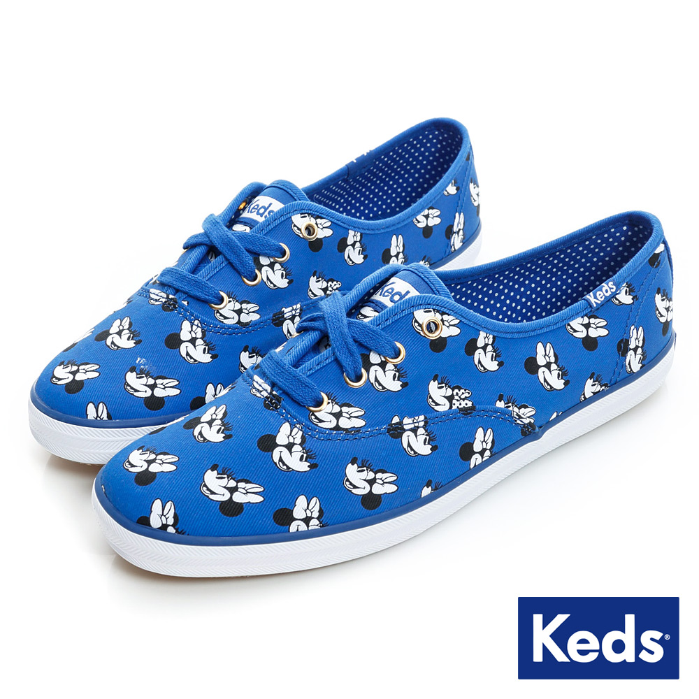 Keds X Minnie Mouse聯名款休閒鞋-藍/米妮