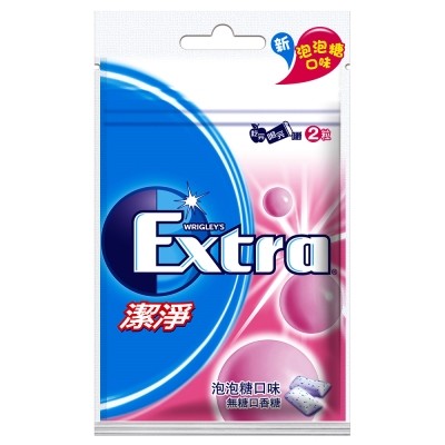 Extra 無糖口香糖-泡泡糖薄荷口味(28g)