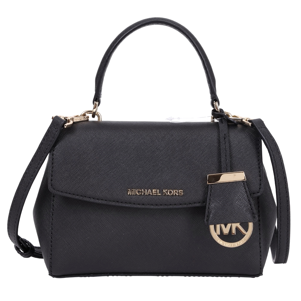 Michael Kors Ava Extra 防刮牛皮兩用包(MINI/黑色)