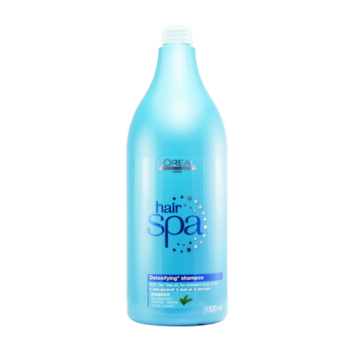 LOREAL萊雅 Hair SPA茶樹清新洗髮精1500ml