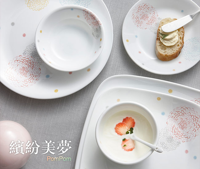 CORELLE 康寧 繽紛美夢4件式餐碗組 (402)