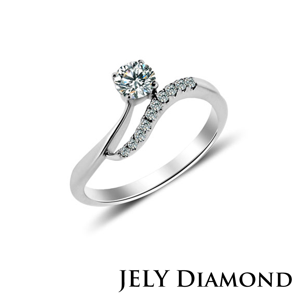 【JELY】晶采 H&A八心八箭完美車工鑽戒  0.30ct/F/VS2/3EX