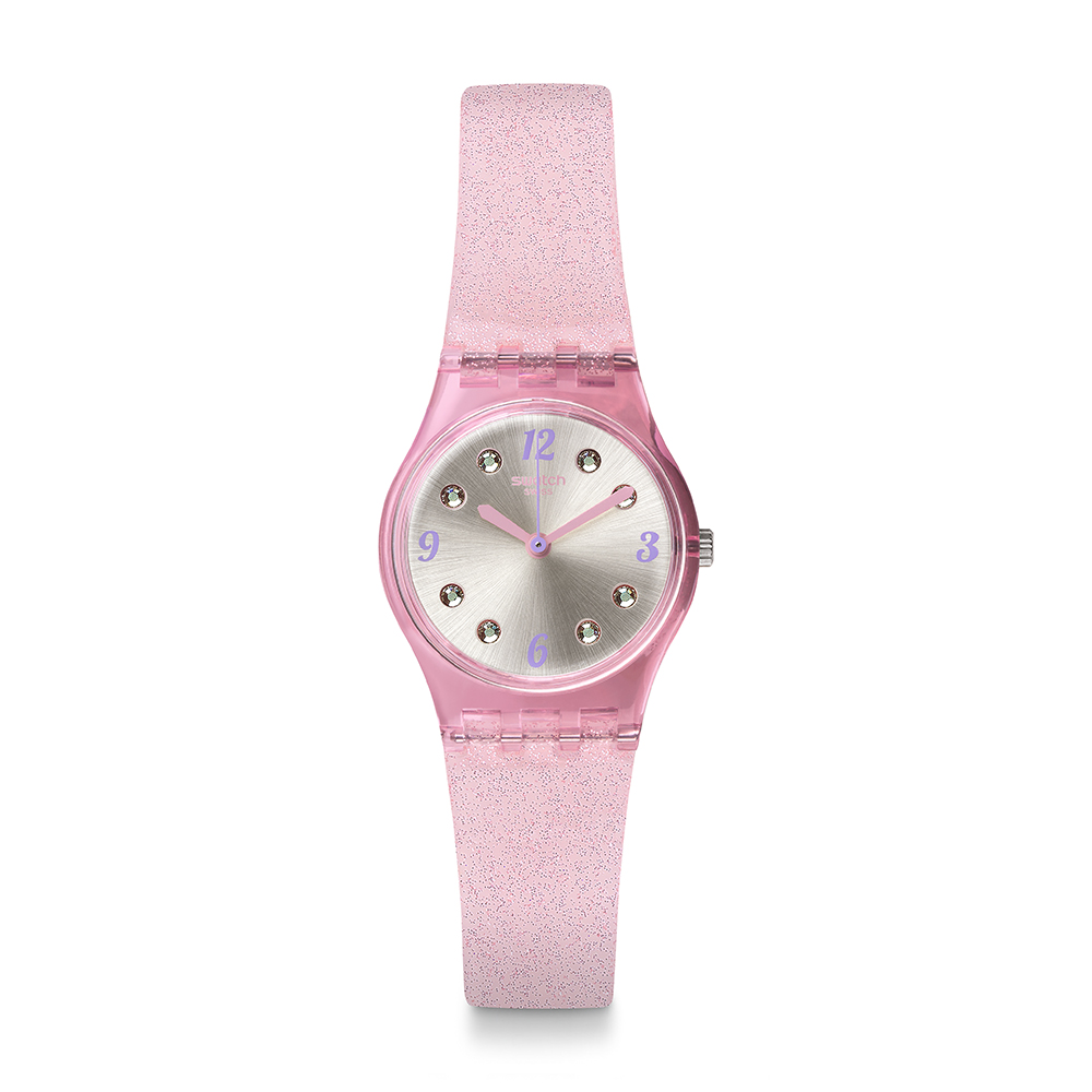 Swatch 就是SWATCH ROSE GLISTAR 玫瑰星沙手錶