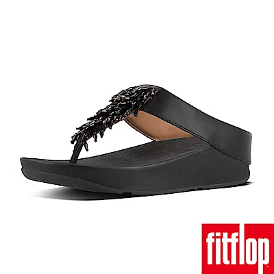 FitFlop RUMBA TOE-THONG SANDALS黑