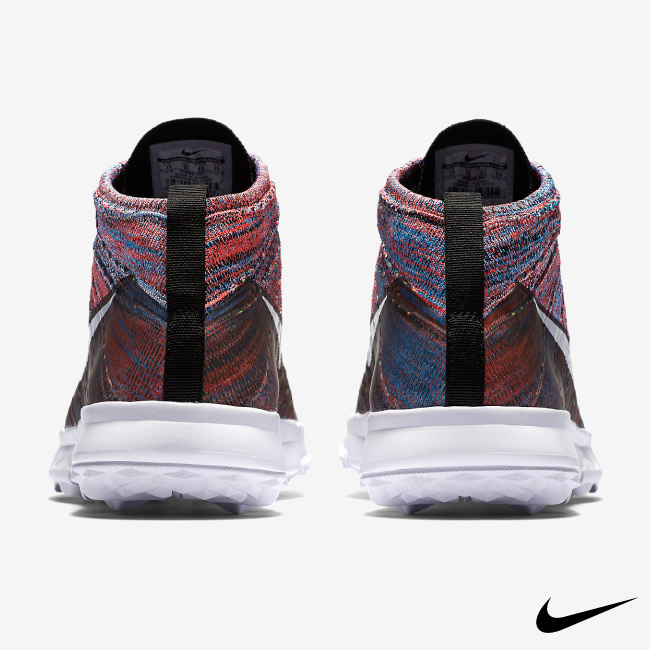 NIKE FLYKNIT CHUKKA 編織 高爾夫鞋-彩虹819009-002