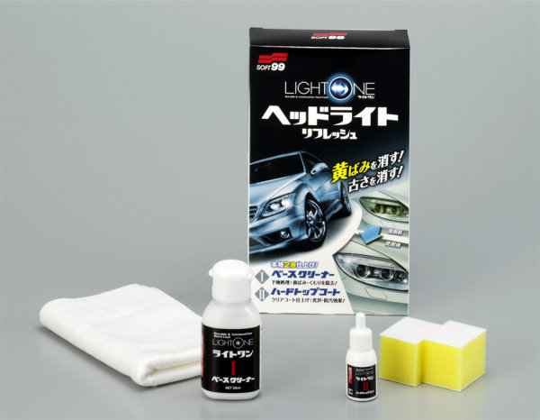 日本SOFT 99 車燈罩去污、保護劑-快
