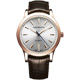 AEROWATCH 簡約紳士時尚機械腕錶-銀x玫瑰金框/41mm product thumbnail 1