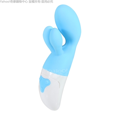 日本RENDS CASPER CUTEY 鬼馬小精靈 4段變頻 三頭強震G點按摩棒 藍 情趣用品/成人用品