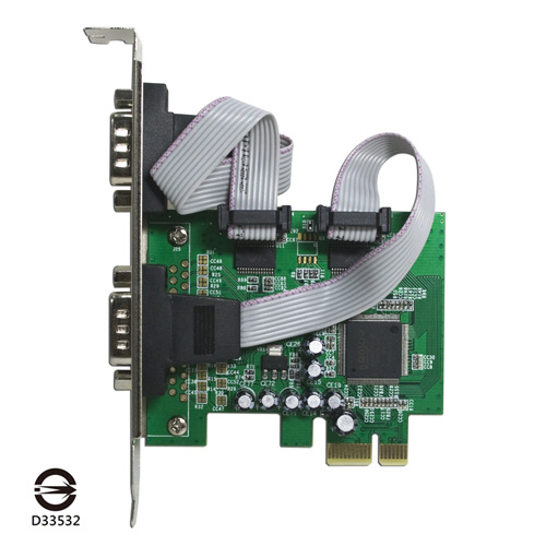 伽利略 PCI-E RS232 2 Port 擴充卡