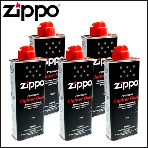 【ZIPPO】原廠專用打火機補充油~5罐優惠組合