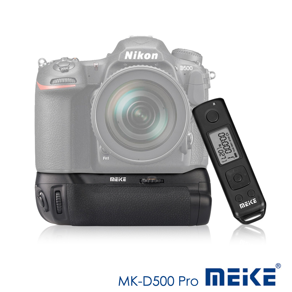 Meike 美科 Nikon D500 Pro 垂直手把(附遙控器) MB-D17