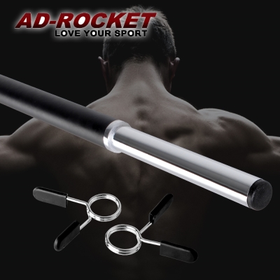 【AD-ROCKET】頂級電鍍實心長槓 啞鈴 重訓 健身