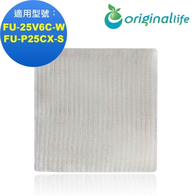 Originallife 空氣清淨機濾網 適用SHARP：FU-25V6C-W、FU-P2