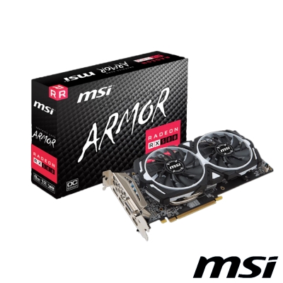 MSI微星 RADEON RX 580 ARMOR 8G OC 顯示卡