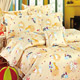 艾莉絲-貝倫 可愛家族 高級混紡棉 雙人加大鋪棉涼被床包組 product thumbnail 1