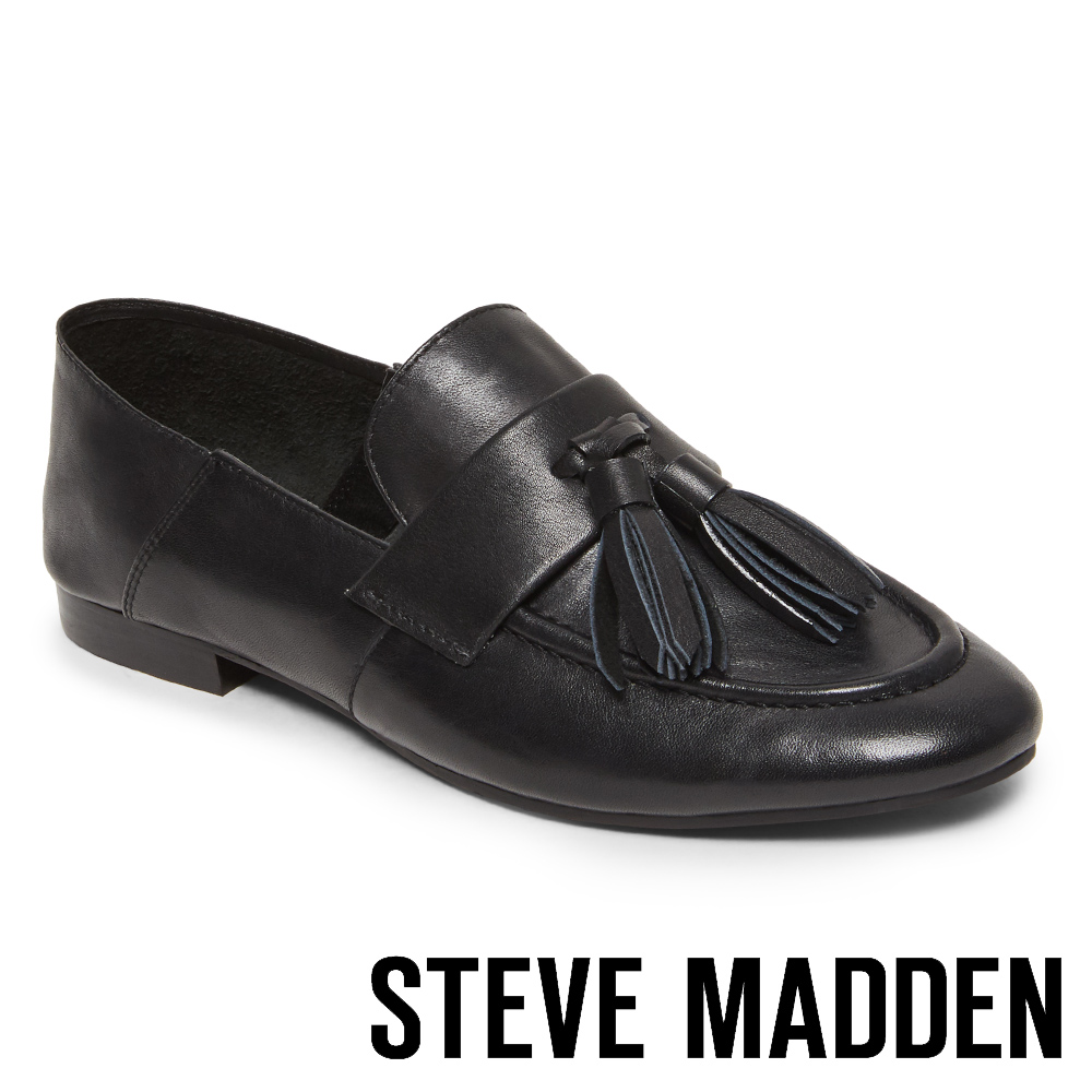 STEVE MADDEN-BECK 流蘇樂福鞋-黑色