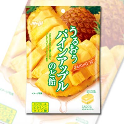日本《明治》鳳梨喉糖-袋裝(61g/袋)