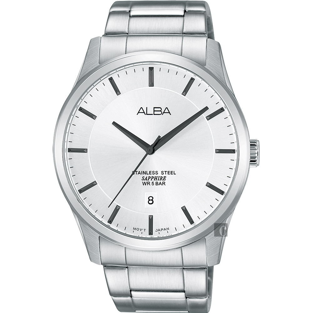 ALBA 時尚東京石英腕錶(AS9C95X1)-銀/40mm