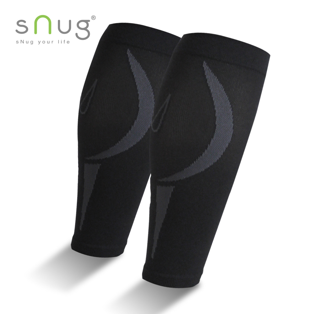 【SNUG】運動壓縮小腿套 機能加壓腿套 馬拉松專用 小腿套 壓力襪 慢跑機能腿套