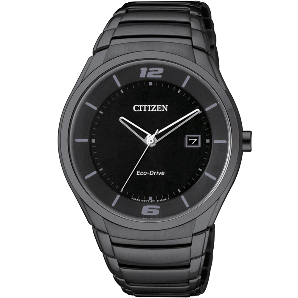 CITIZEN Eco-Drive 光動能 探險星空腕錶(BM6959-55E)-黑/40mm