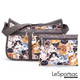 LeSportsac - Standard雙口袋A4大書包-附化妝包 (貓咪寫真) product thumbnail 1