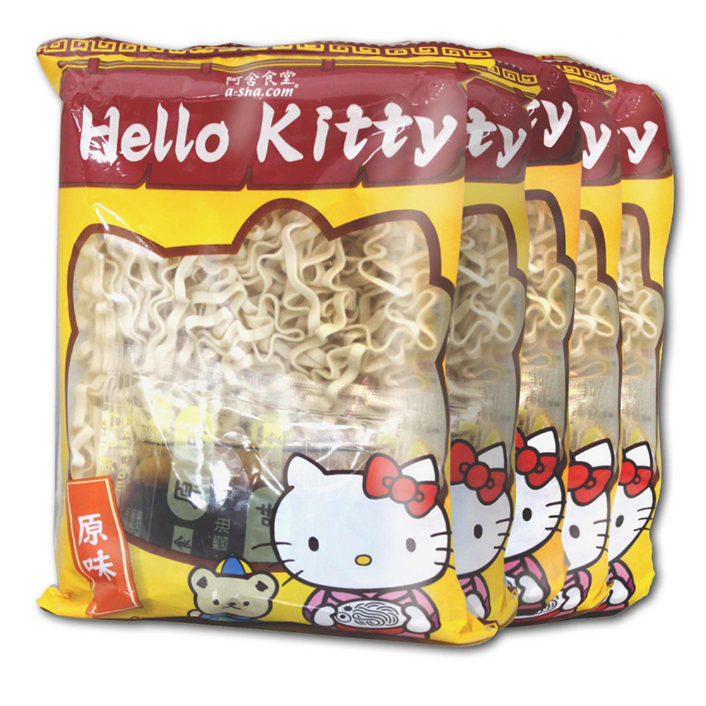 阿舍食堂 阿舍乾麵Kitty-原味(5包/組)