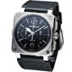 Bell & Ross 飛鷹戰士 自動機械計時腕錶-黑/42mm product thumbnail 1