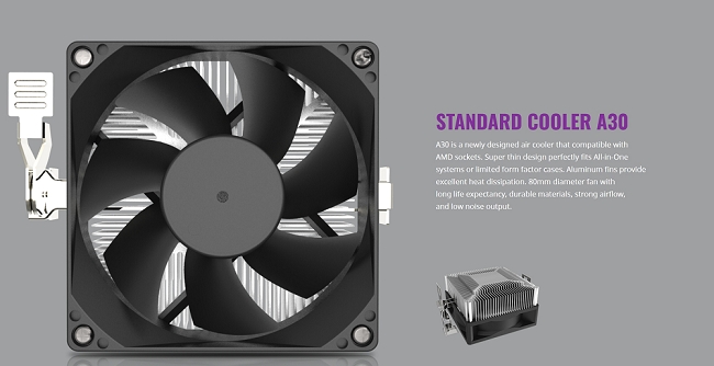 Cooler Master A30 AMD用CPU散熱器