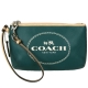 COACH 馬紋LOGO防刮手拿包(綠) product thumbnail 1