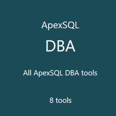 ApexSQL DBA (資料庫開發工具) 單機版 (下載版)