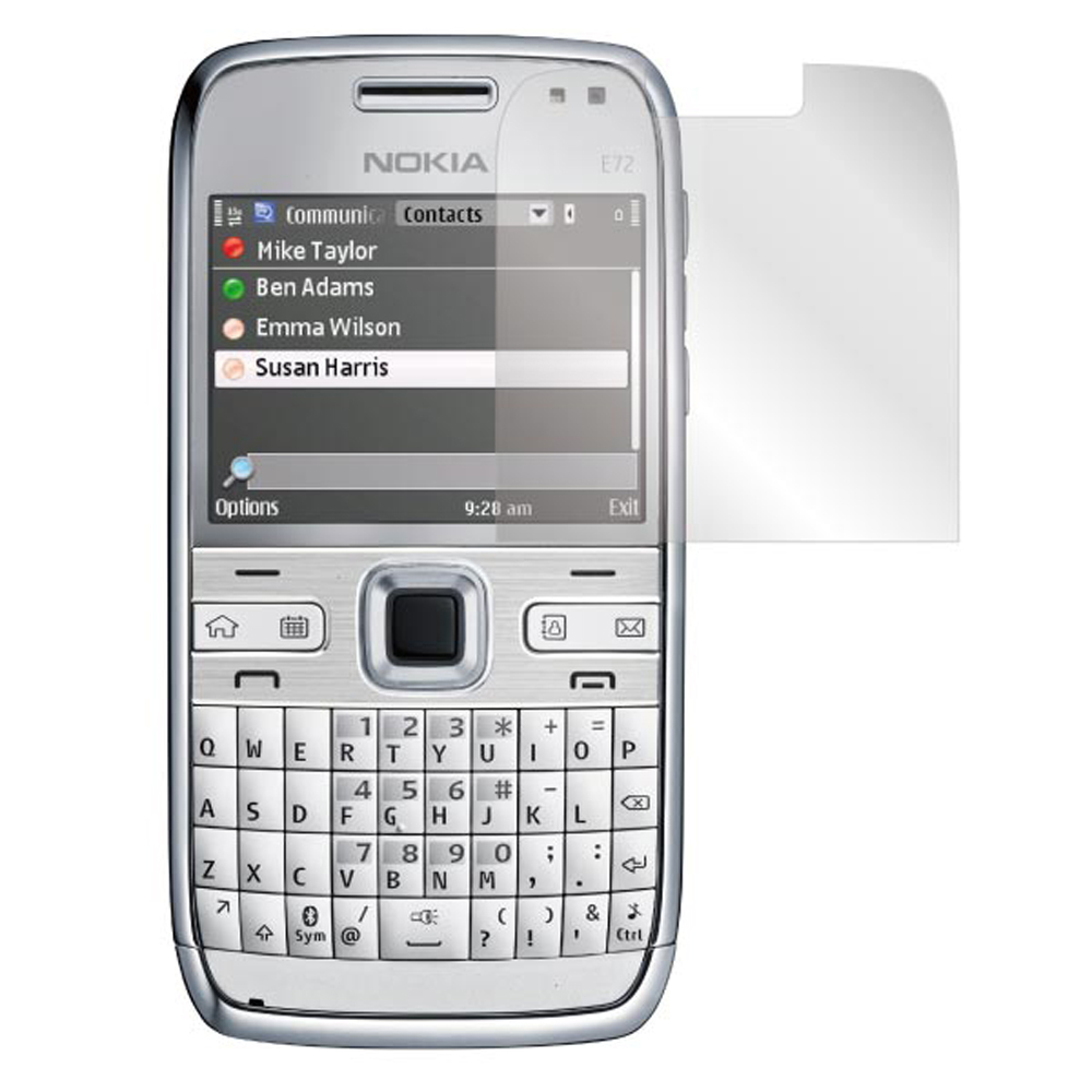 ZIYA Nokia E72 抗刮亮面螢幕保護貼2入