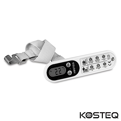 KOSTEQ LED電子行李秤-白