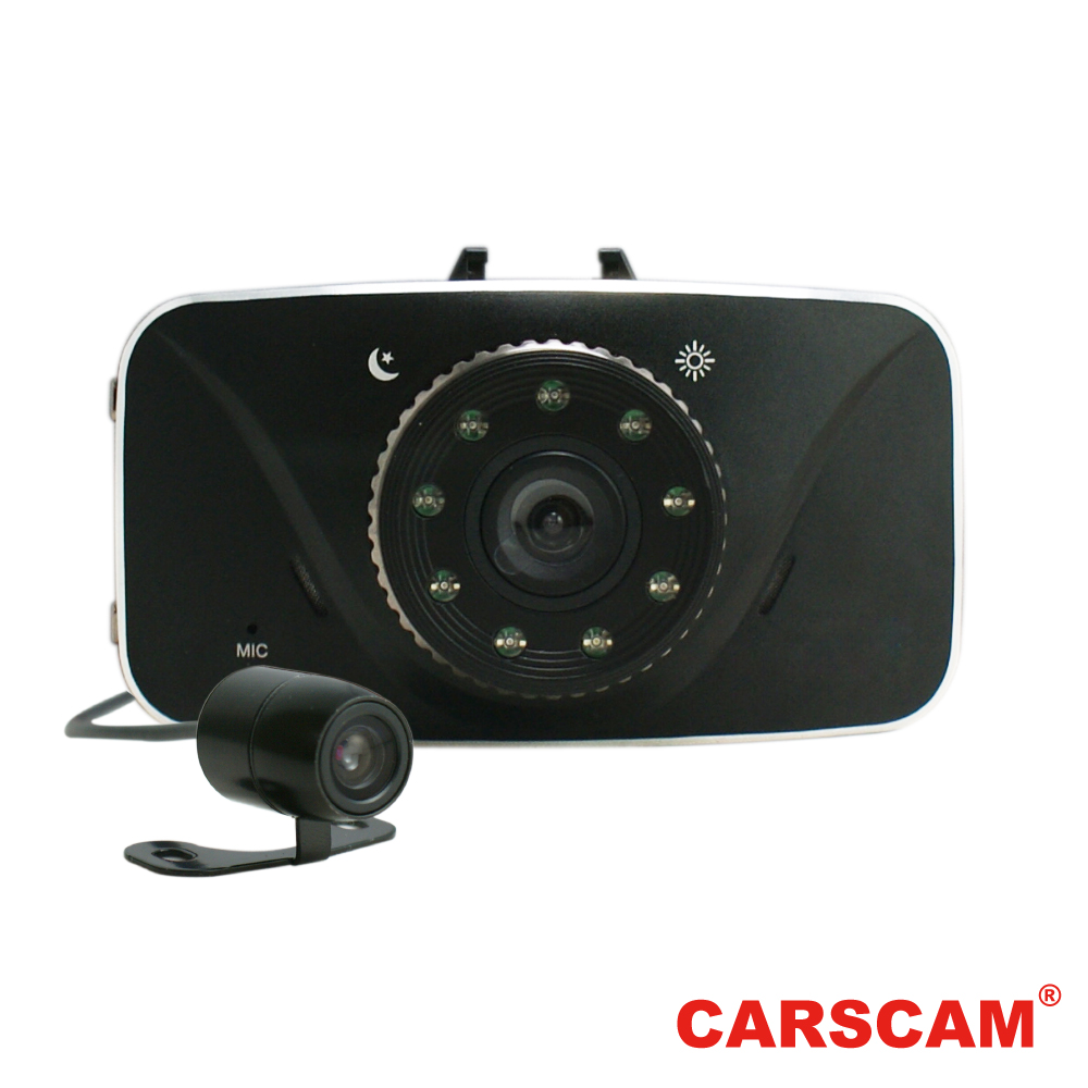 [快]CARSCAM 行車王CR-01雙鏡頭行車紀錄器
