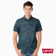 Levis WESTERN 短袖牛仔襯衫 自然刷白 - 動態show product thumbnail 2