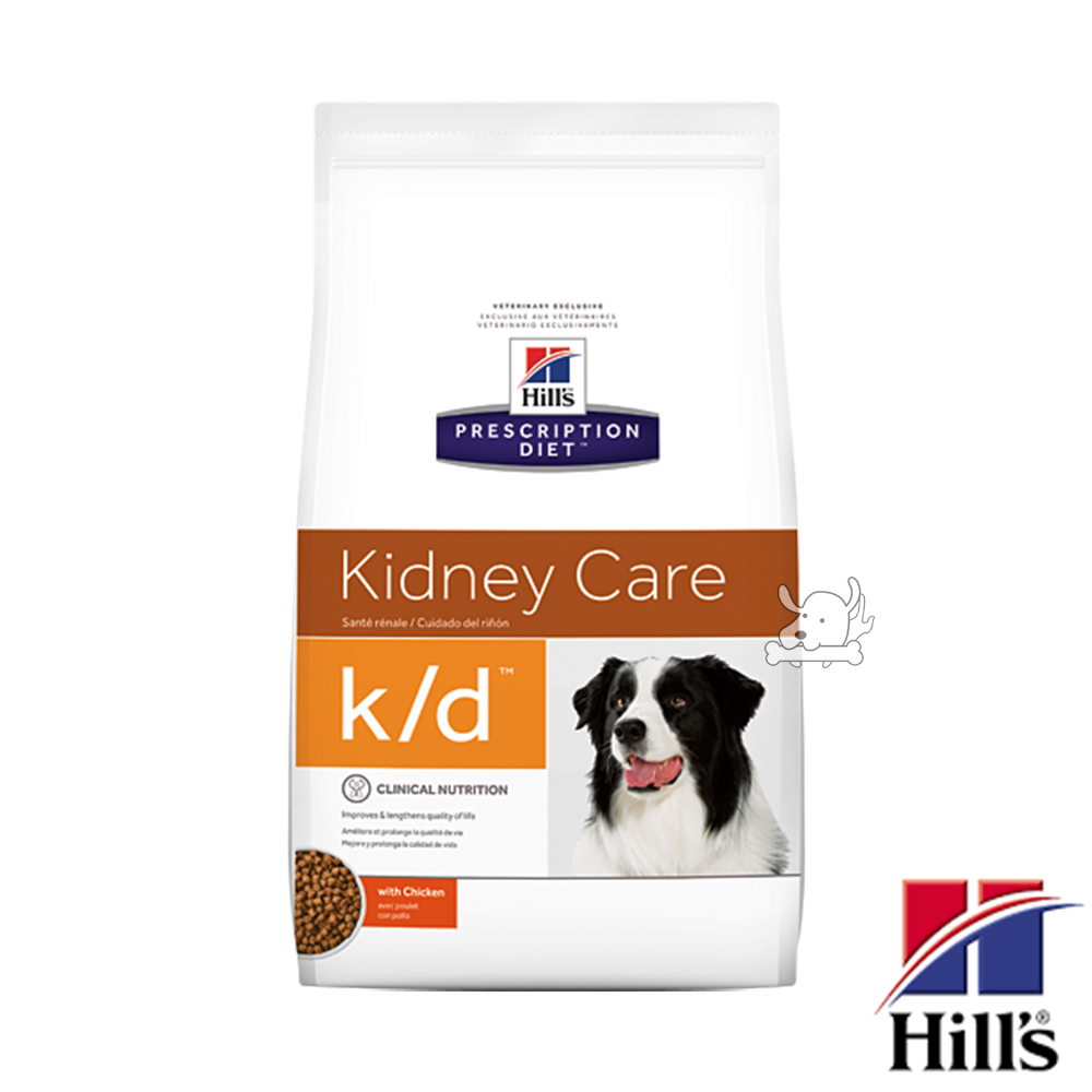 Hills 希爾思 腎臟護理 k/d 犬用處方乾糧(8612)8.5磅 X 1包