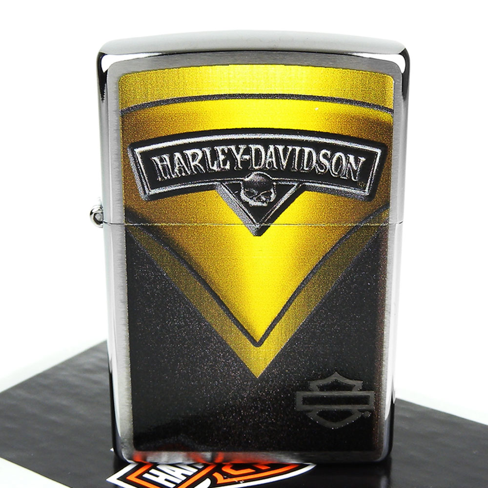 【ZIPPO】美系~哈雷~Harley-Davidson-骷髏圖案設計打火機