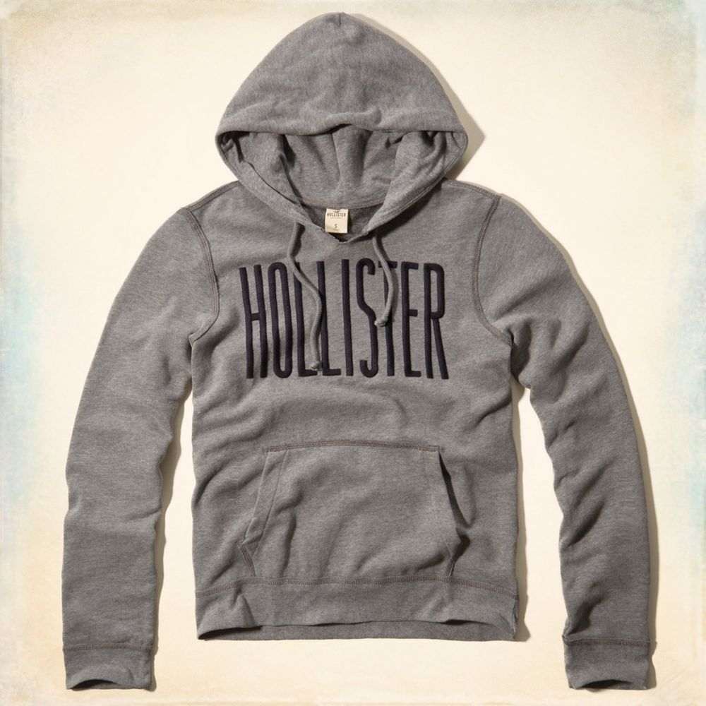 Hollister HCO 長袖 帽T 灰色 0168