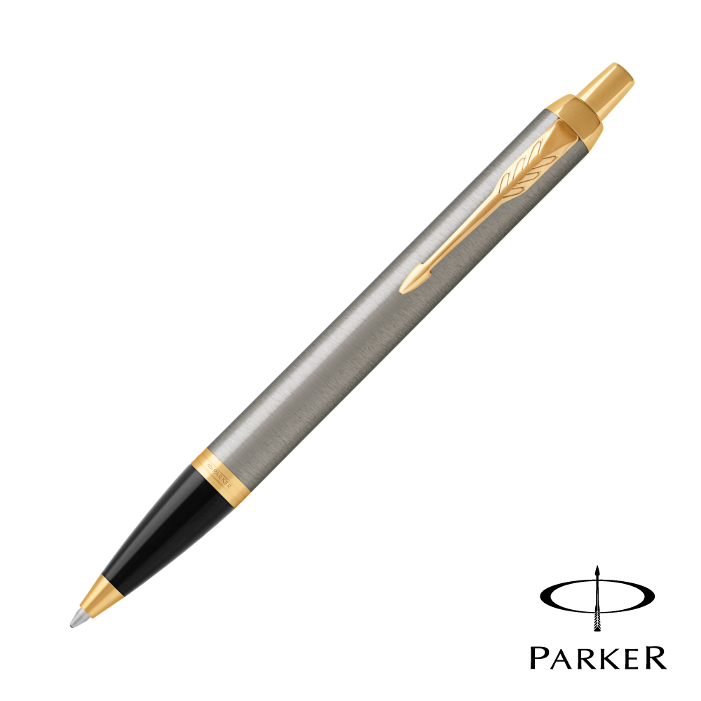 PARKER 派克 NEW IM 鋼桿金夾 原子筆