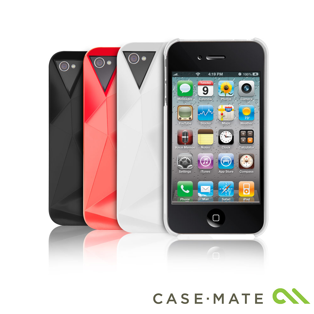 Case-Mate iPhone 4 專用 Facete 幾何立體紋背蓋