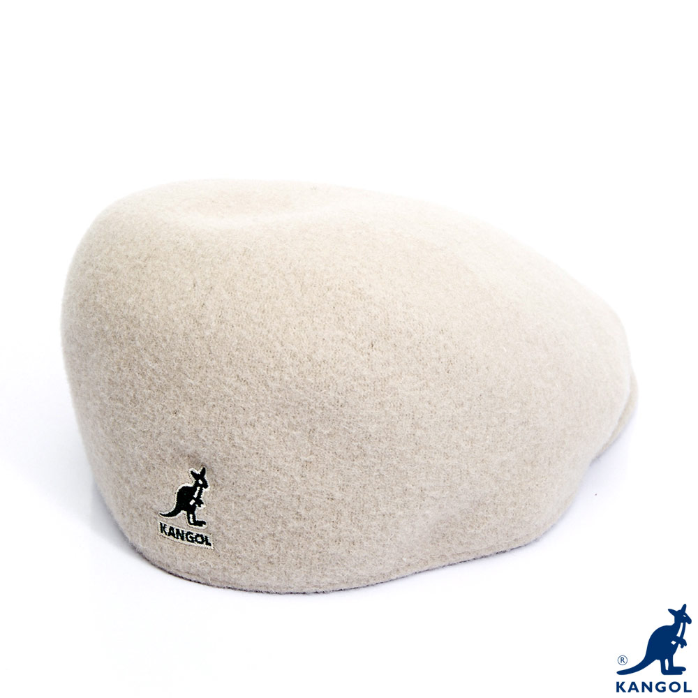 KANGOL 英國袋鼠 - 經典系列 - 507羊毛混紡鴨舌帽 - 駝色