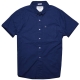 A&F Abercrombie & Fitch 經典迷鹿刺繡 短袖襯衫-深藍色 product thumbnail 1