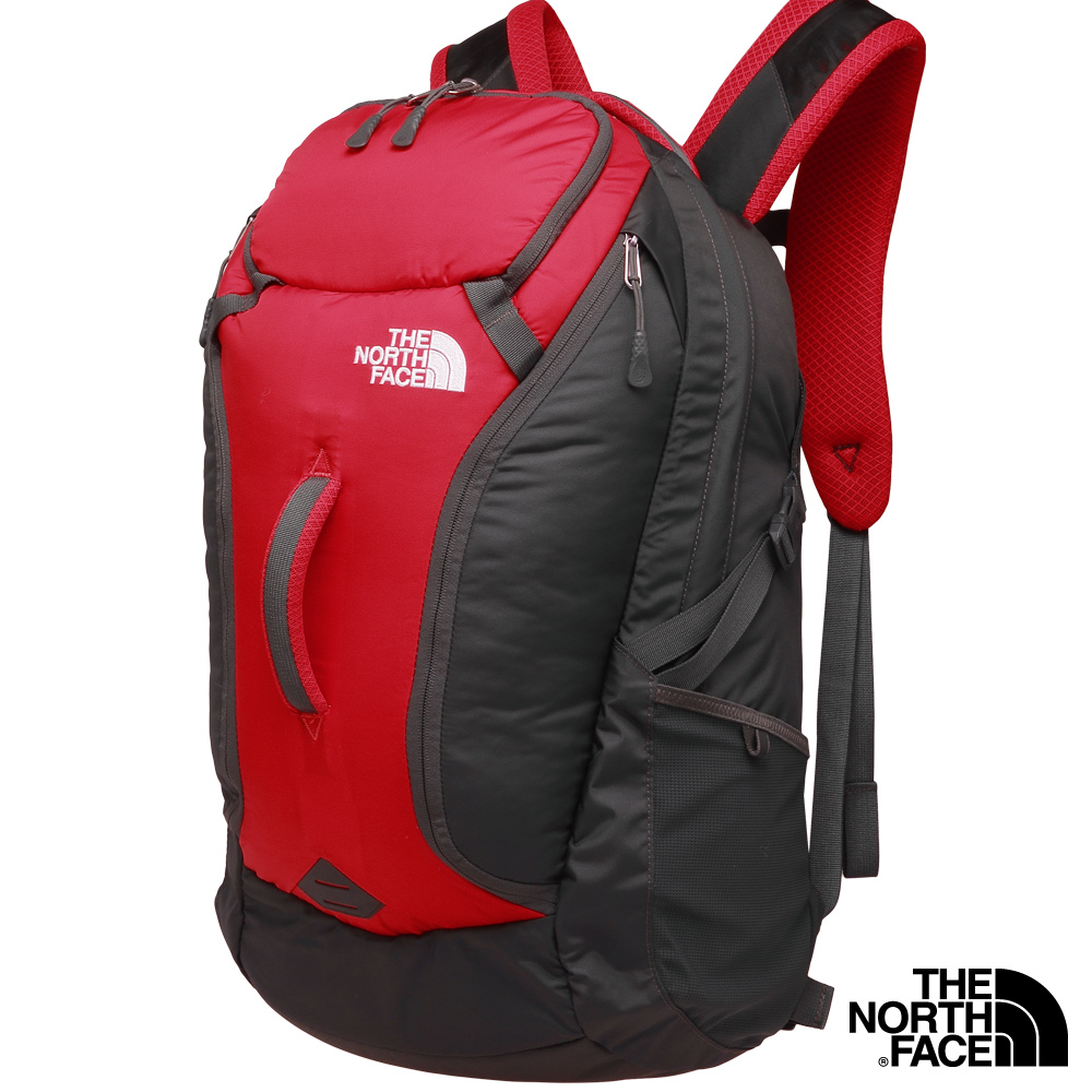 The North Face  33升 BIGSHOT 17吋電腦背包 紅/瀝灰