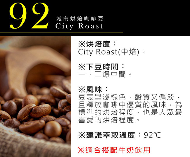 咖啡工廠 台灣鮮烘咖啡豆-95深城市烘培(450g)