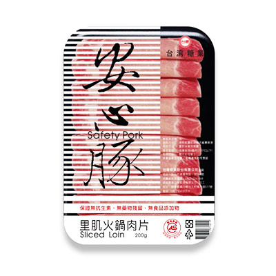 台糖安心豚 里肌火鍋肉片【4盒】(200g)