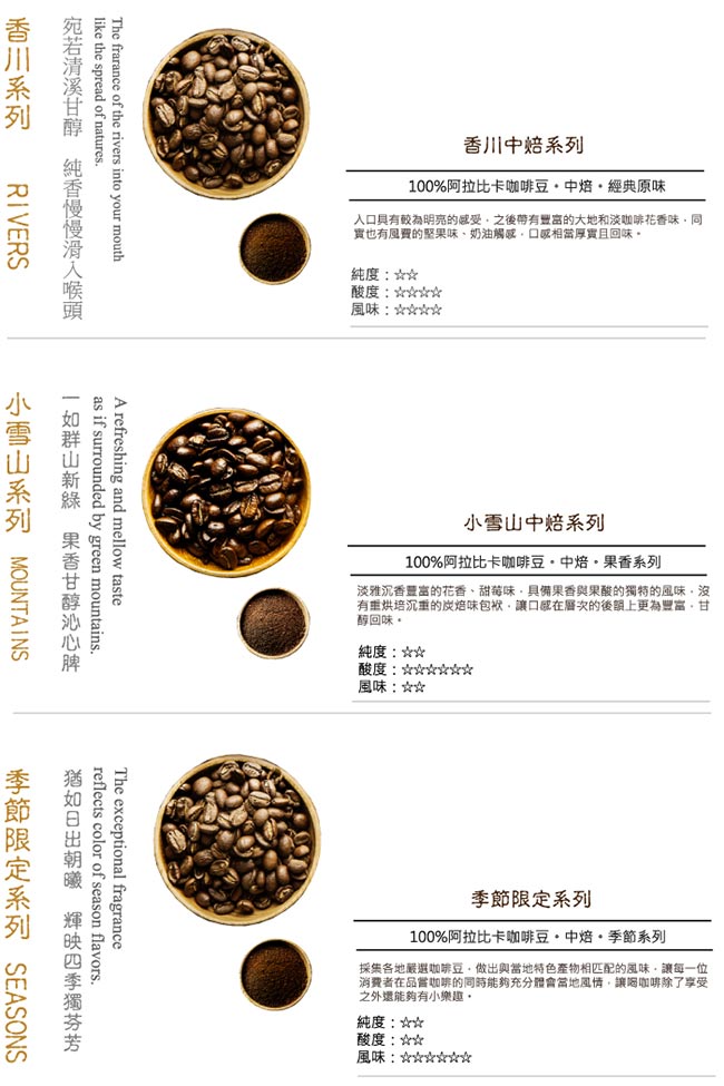 苦花咖啡 台灣高山咖啡-100%純台灣咖啡豆1/4磅(小雪山系列)