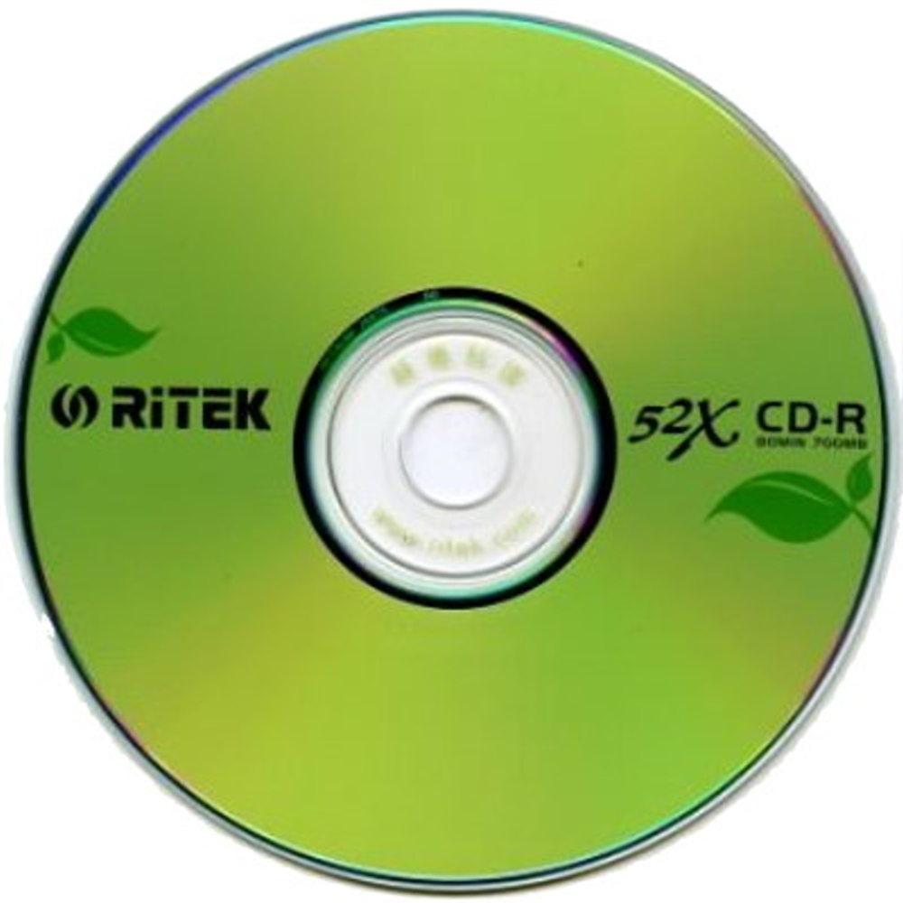 錸德 Ritek 環保綠葉 52X CD-R 600片 @ Y!購物