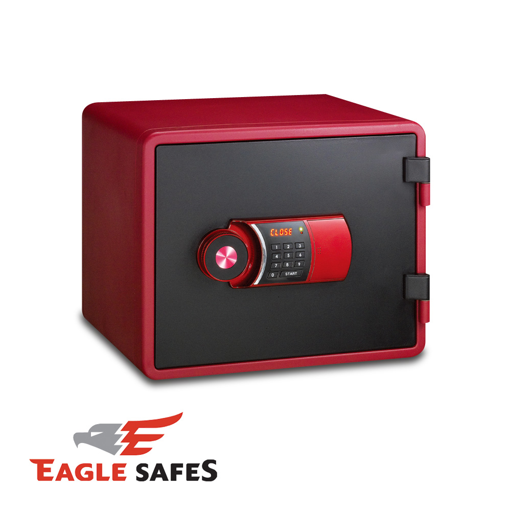 凱騰 Eagle Safes 韓國防火金庫 保險箱 (YESM-020-RD)(魅力紅)
