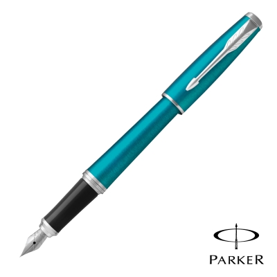 PARKER 派克 URBAN 紳士 綠松石白夾 鋼筆